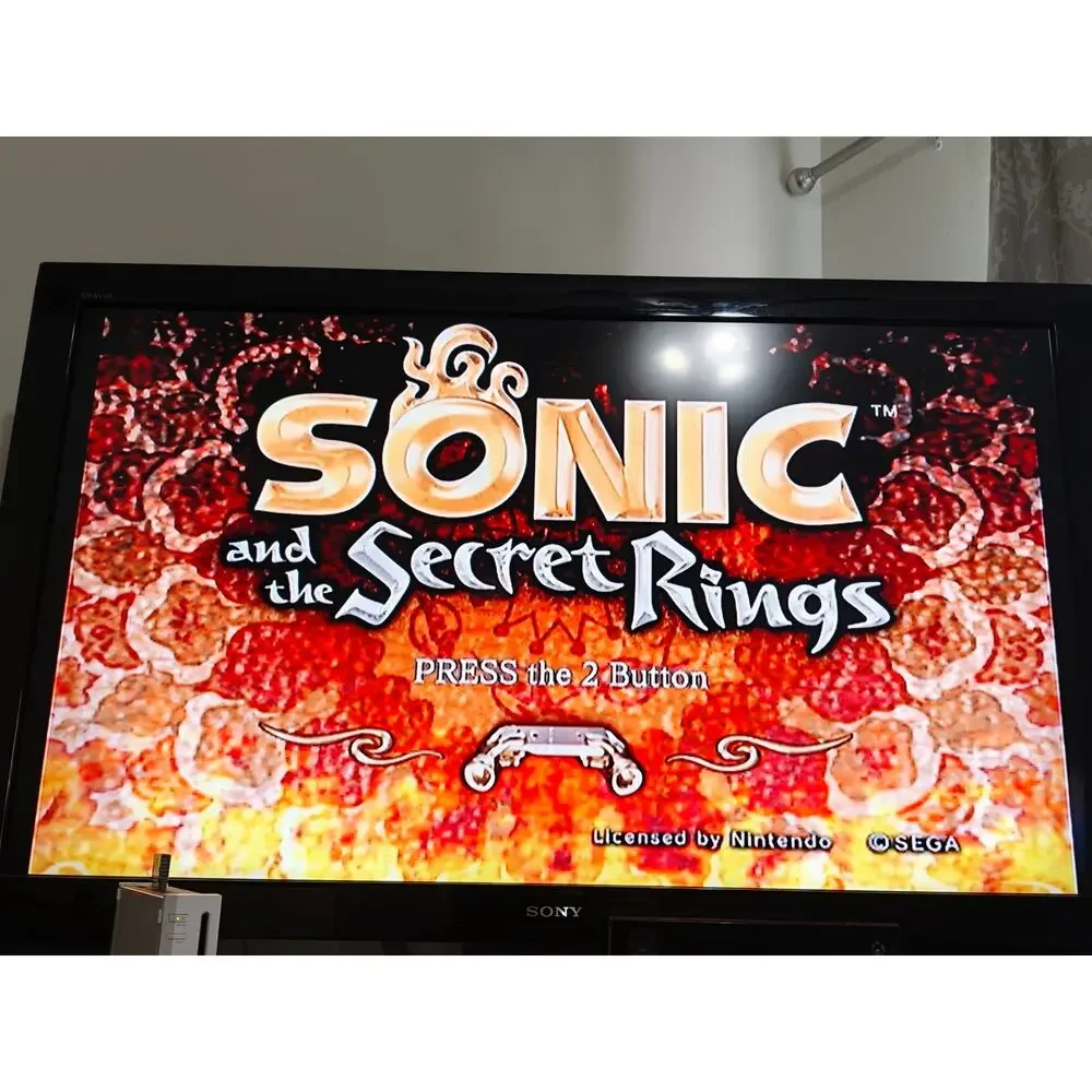 Sonic and the Secret Rings Wii CIB Complete w/ Manual